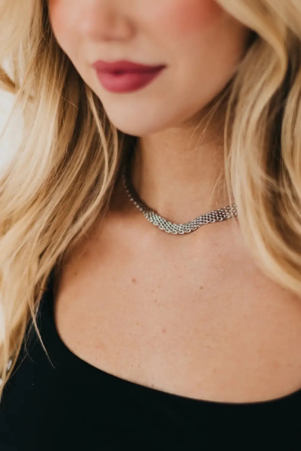 Addelynn Mesh Necklace - WATERPROOF - Necklace