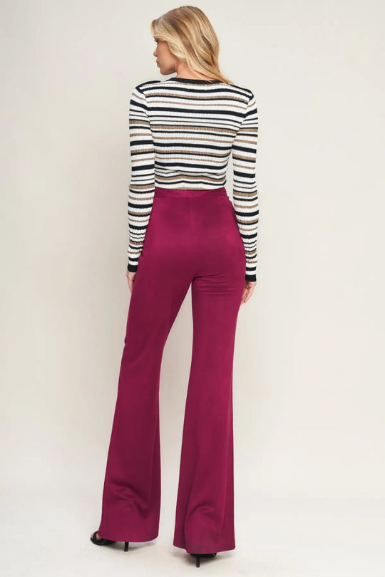 BREEZY BEAUTY SUEDE PANTS - PANTS