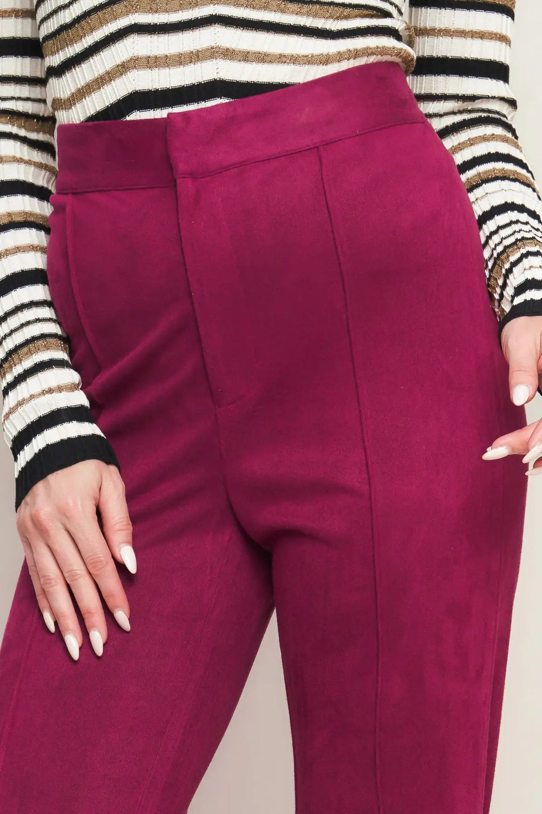 BREEZY BEAUTY SUEDE PANTS - PANTS