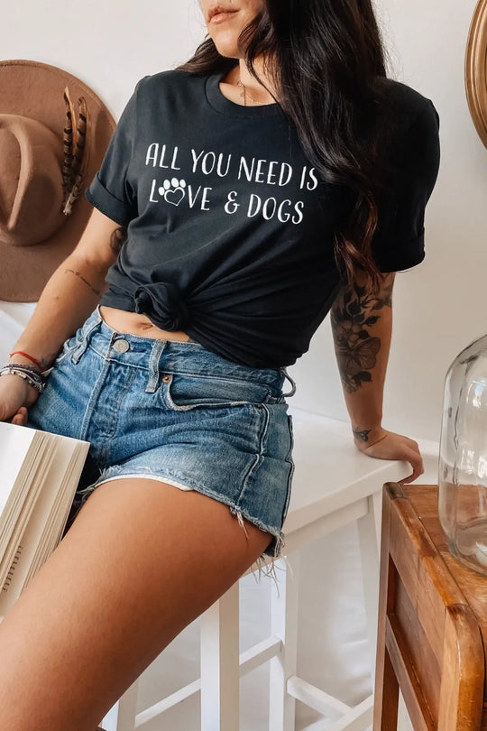 All You Need Is Love & Dogs - Tops