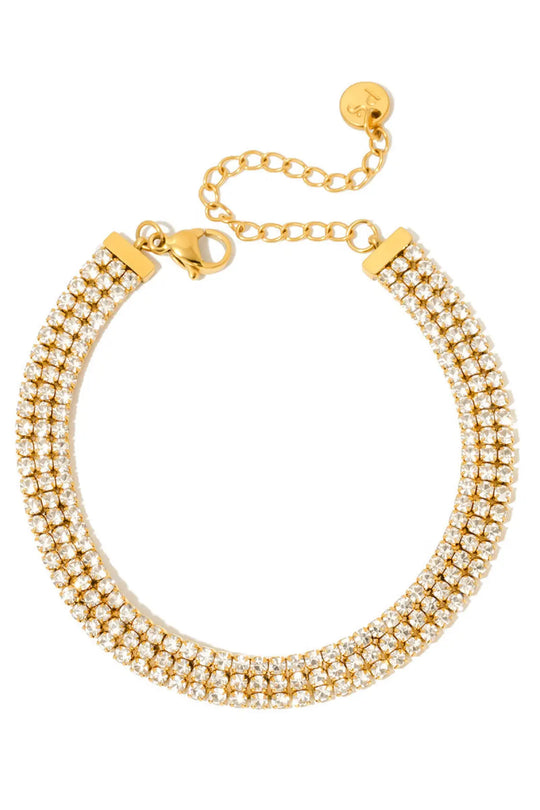 Giselle Layered Tennis Bracelet - WATERPROOF - Bracelet