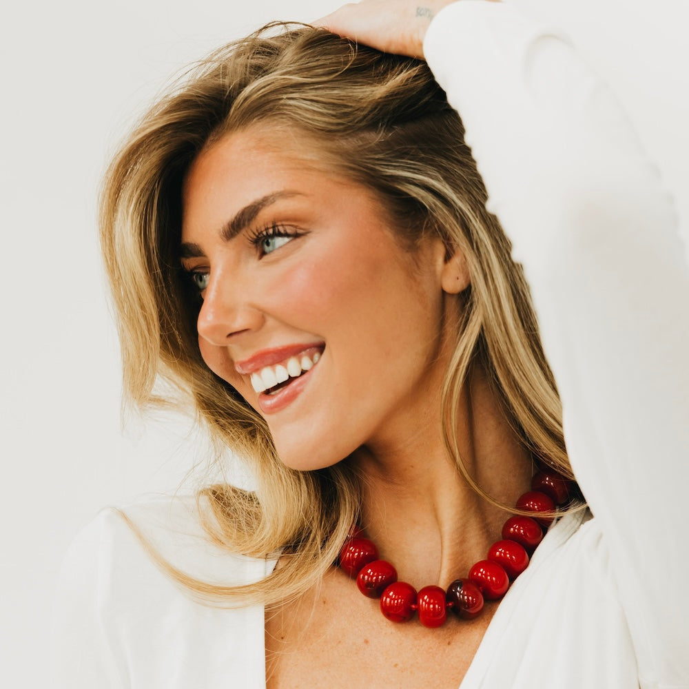 Bella Beaded Necklace - WATERPROOF