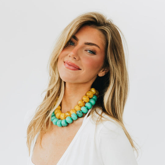 Bella Beaded Necklace - WATERPROOF