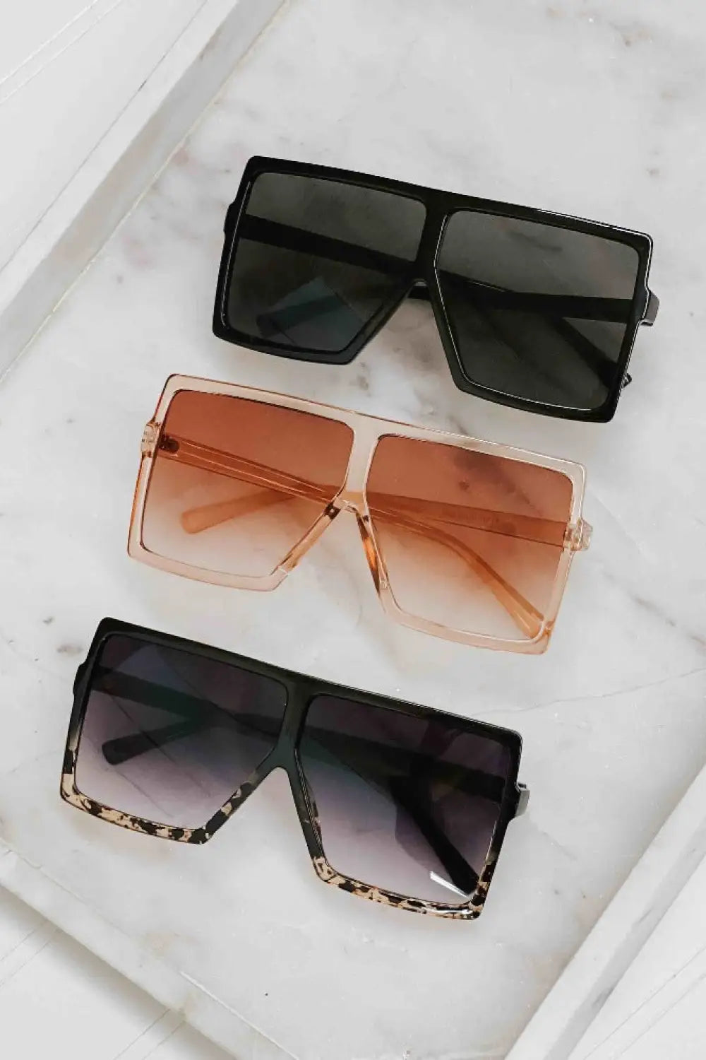 Beverly Oversized Sunglasses - Tortoise Ombre - Sunglasses