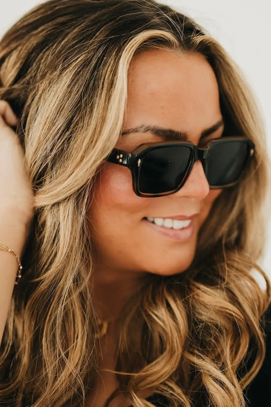 Blake Square Sunglasses - Tortoise/Black - Sunglasses