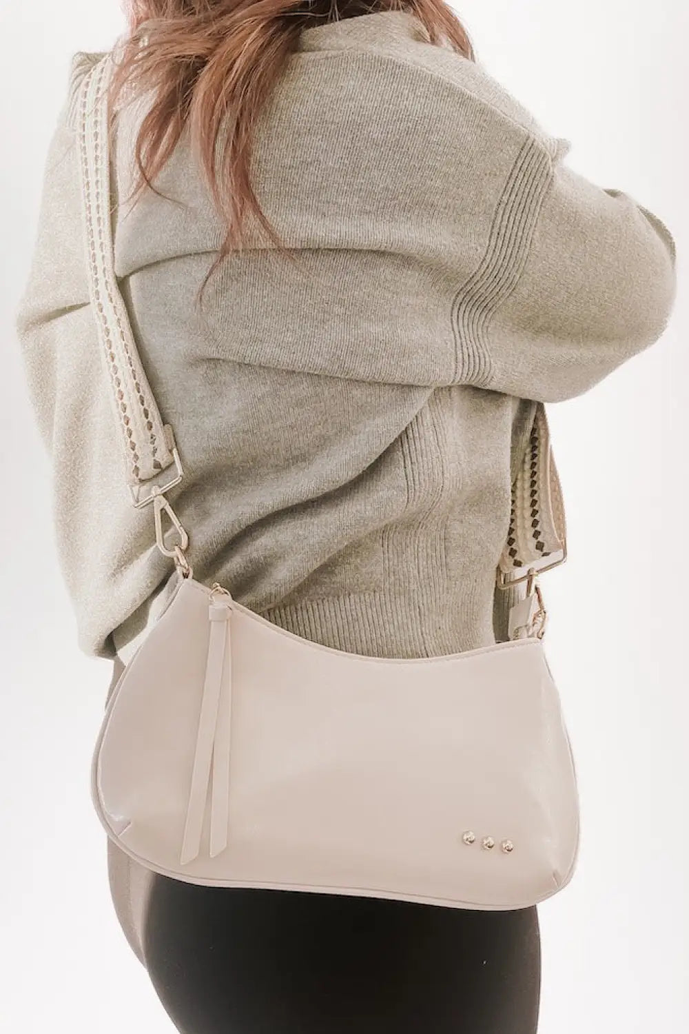 Brynlee Braided Vegan Leather Crossbody & Shoulder Bag - Handbags