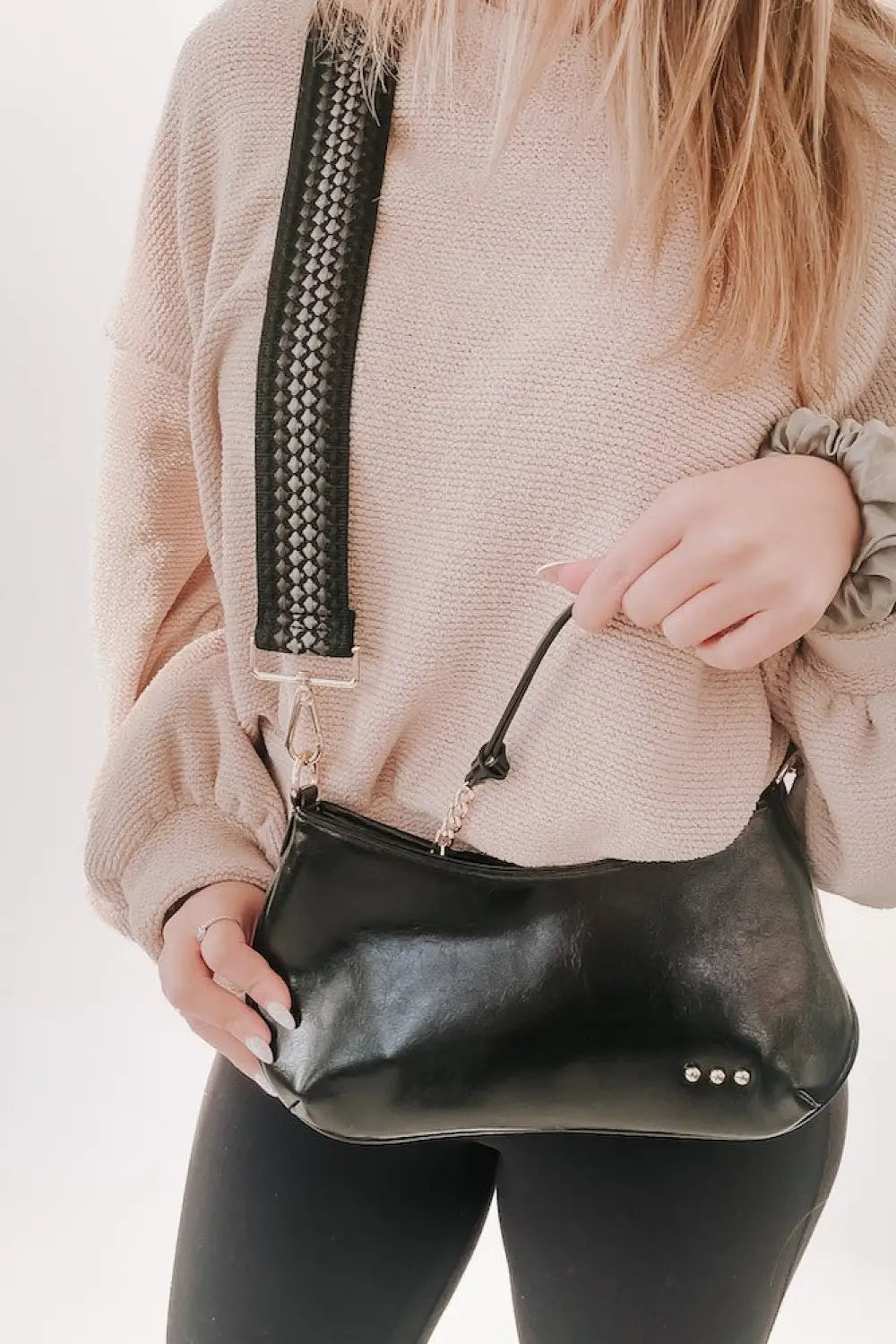 Brynlee Braided Vegan Leather Crossbody &amp; Shoulder Bag - Handbags