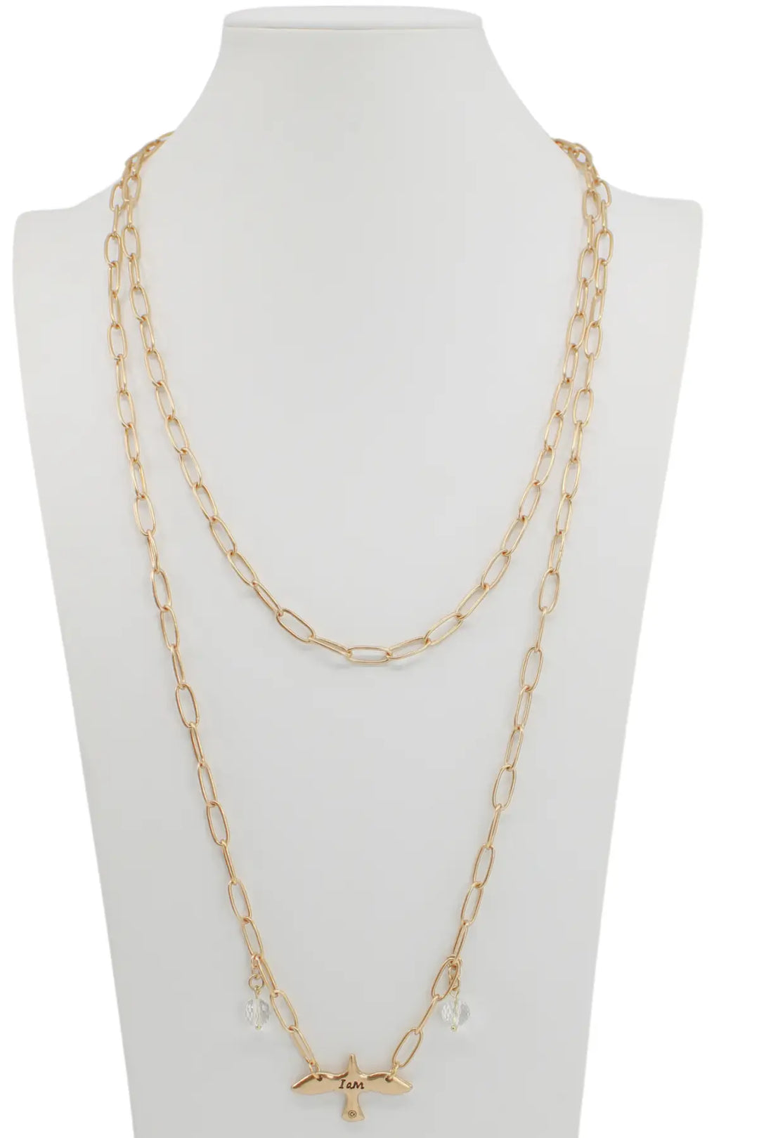 I Am Bird Long Chain Necklace - Long chain