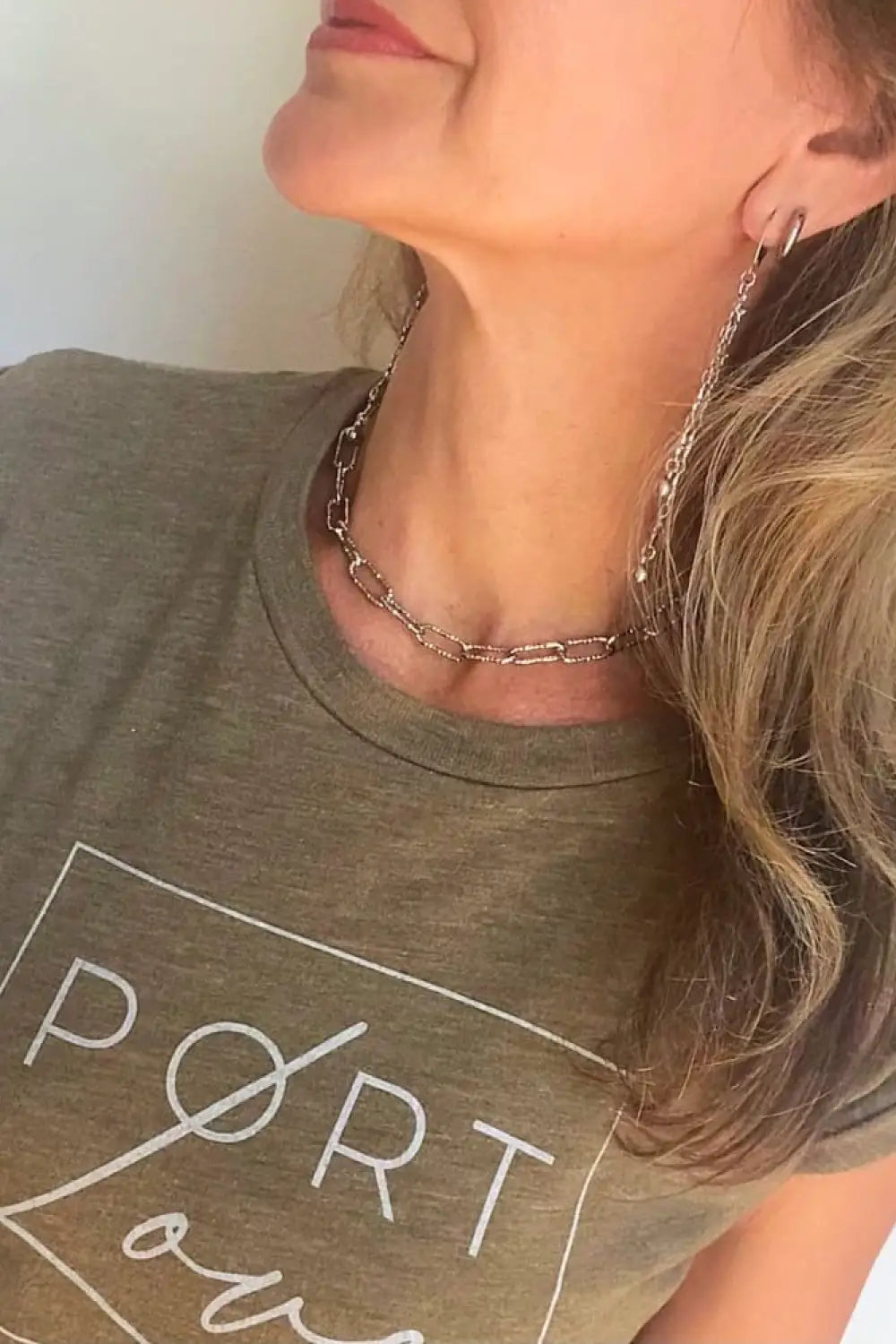 STATEMENT PAPERCLIP NECKLACE