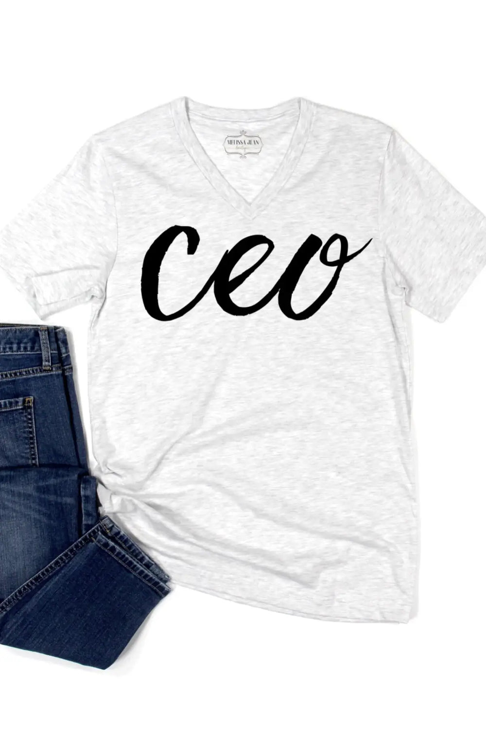 CEO Boss Babe V-Neck T-Shirt - Tops