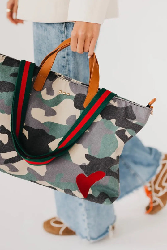 Chelsie Canvas Printed Tote