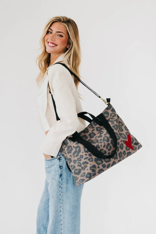 Chelsie Canvas Printed Tote