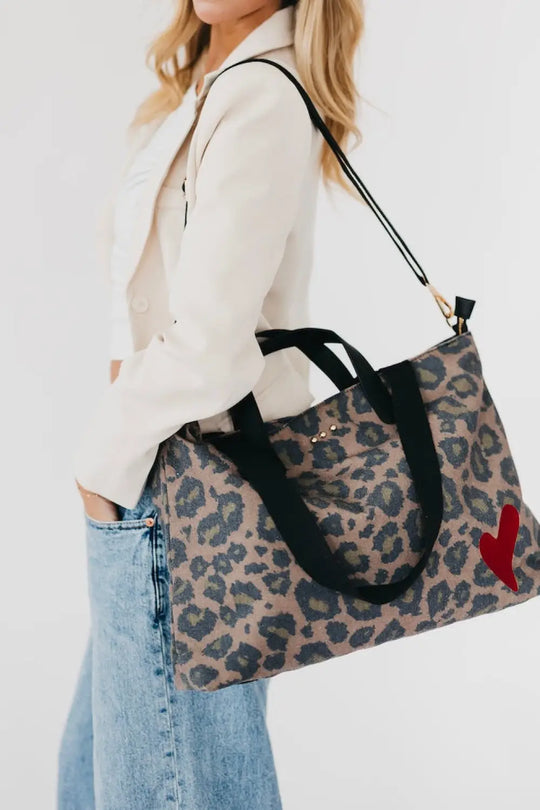 Chelsie Canvas Printed Tote