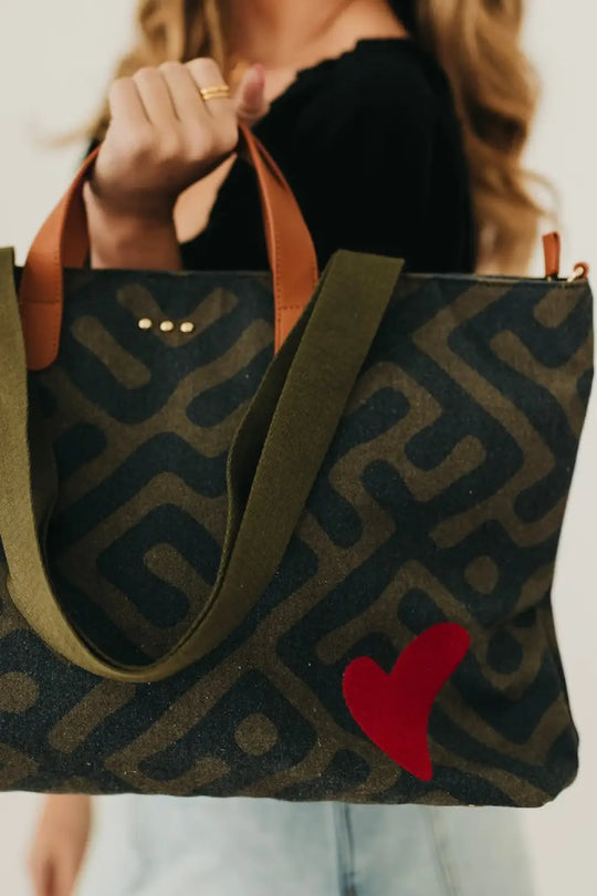Chelsie Canvas Printed Tote - Tote Bag