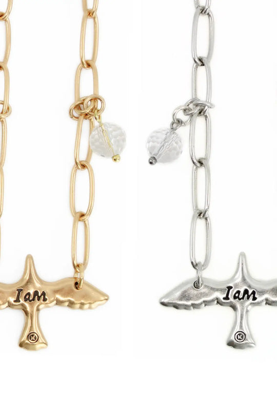 I Am Bird Long Chain Necklace - Long chain