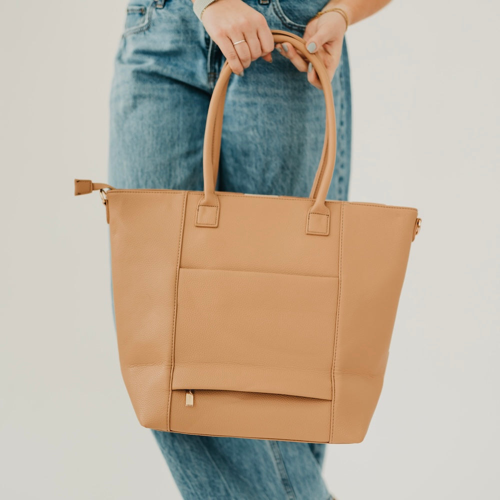 Courtney Checkered Tote