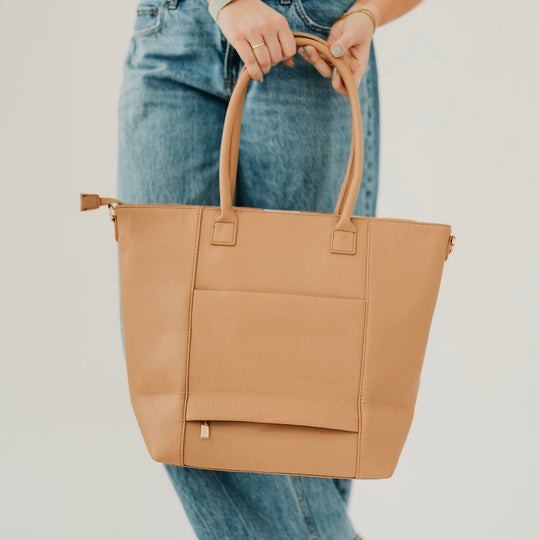 Courtney Checkered Tote