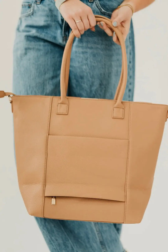 Courtney Checkered Tote - Tote Bag