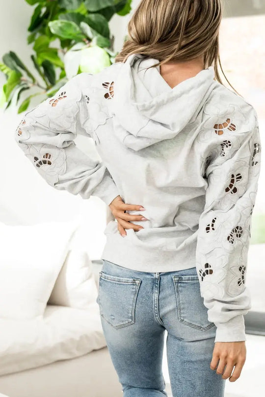 University Hoodie - Love Story Grey - Tops