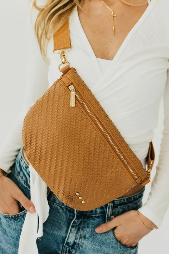 Diagonal Woven Westlyn Bum Bag - Bum Bag