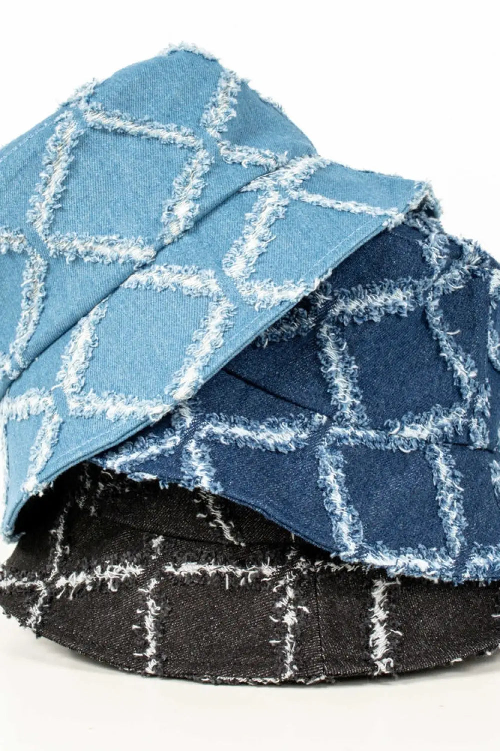 Diamond Print Bucket Hat - Bucket Hat