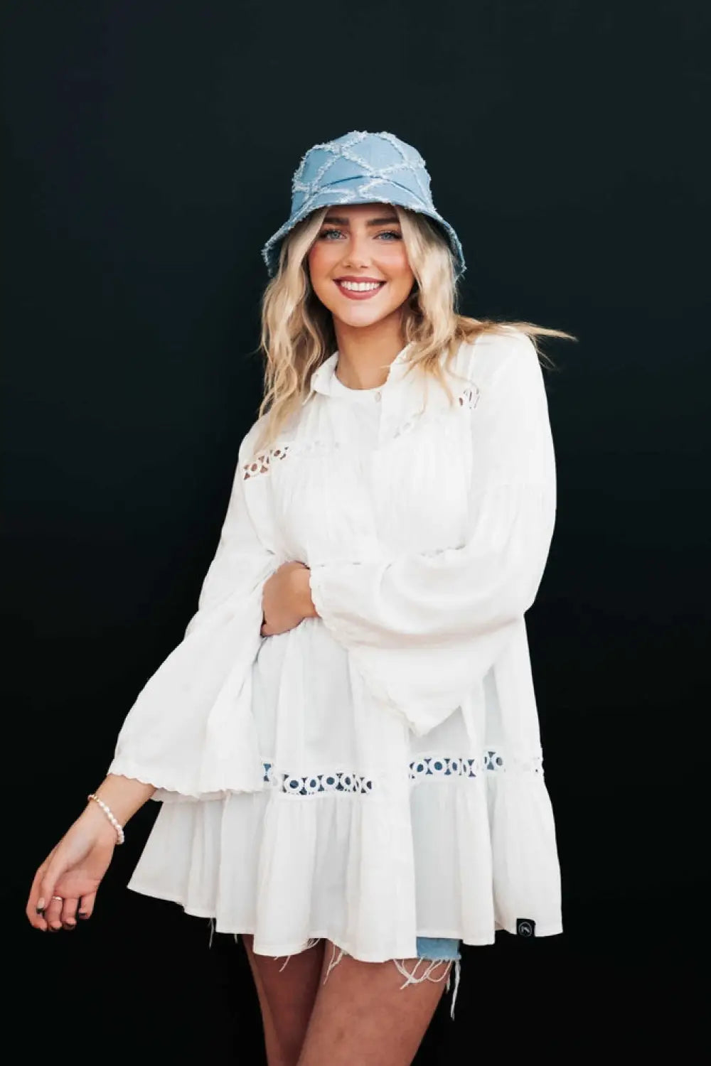 Diamond Print Bucket Hat - Bucket Hat