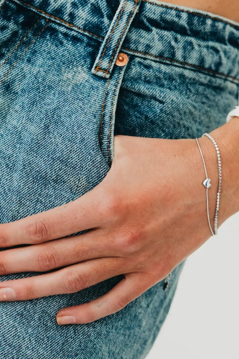 Double Love Tennis Bracelet - WATERPROOF - Bracelet