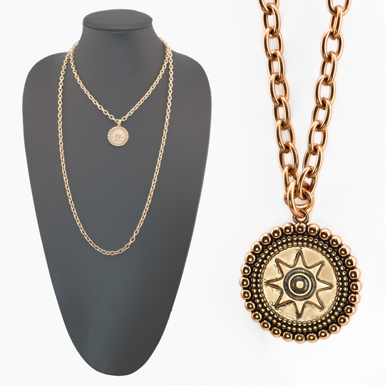 I Am Worthy Sun Essential Necklace - MELISSA JEAN