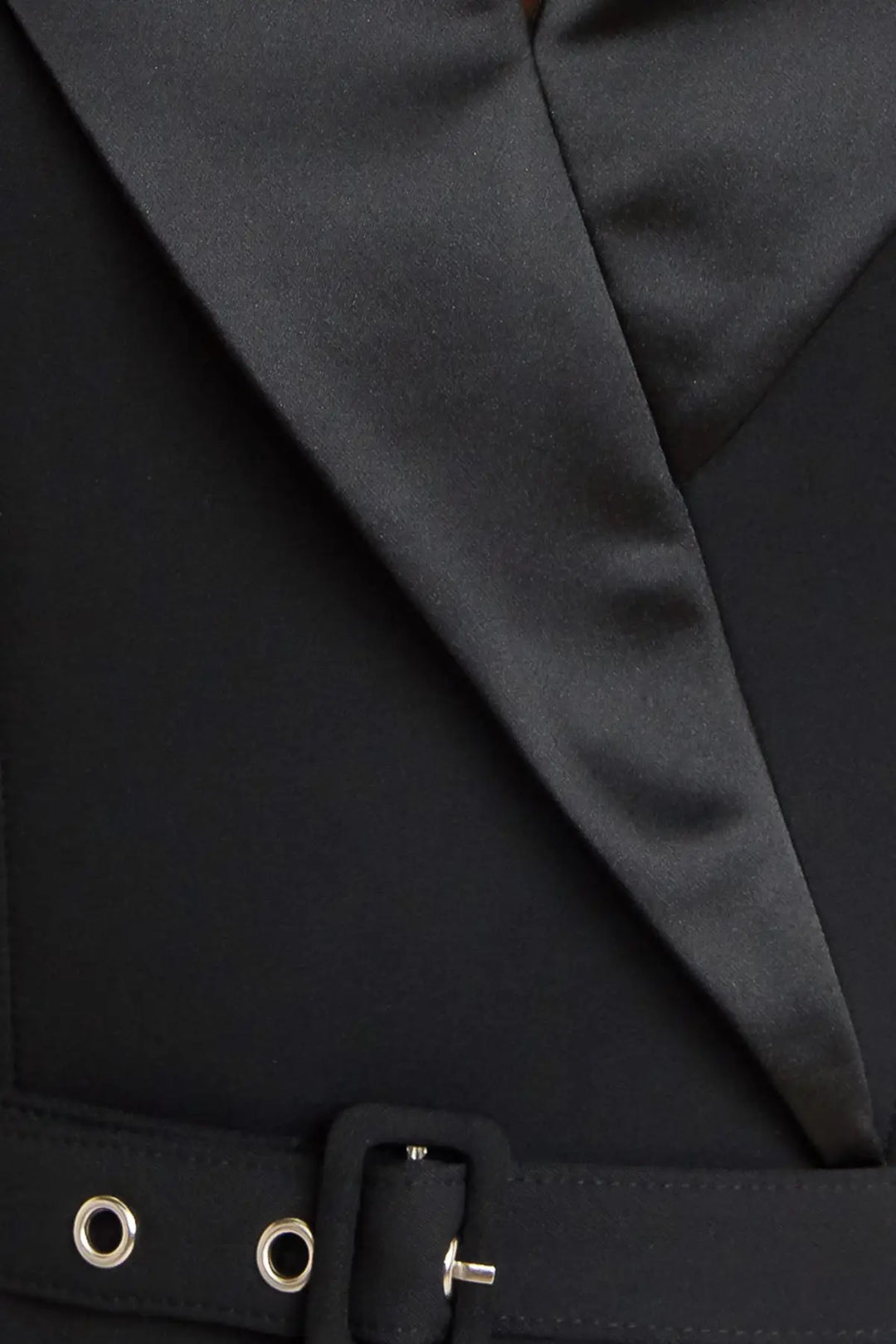 MIDNIGHT TUX WOVEN MIDI DRESS - DRESSES