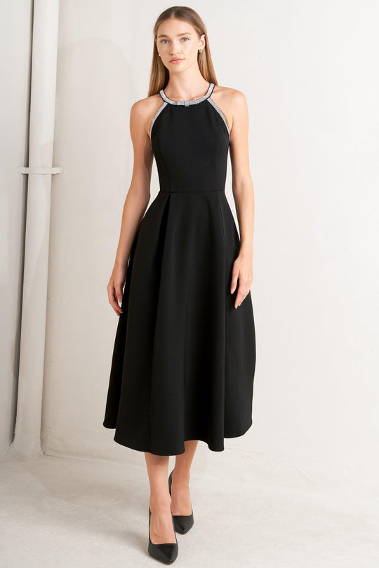 GALAXY CHARM WOVEN MIDI DRESS - MELISSA JEAN