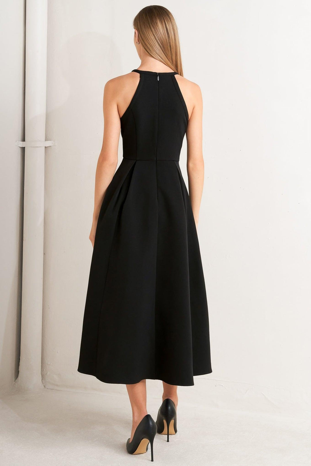 GALAXY CHARM WOVEN MIDI DRESS - MELISSA JEAN