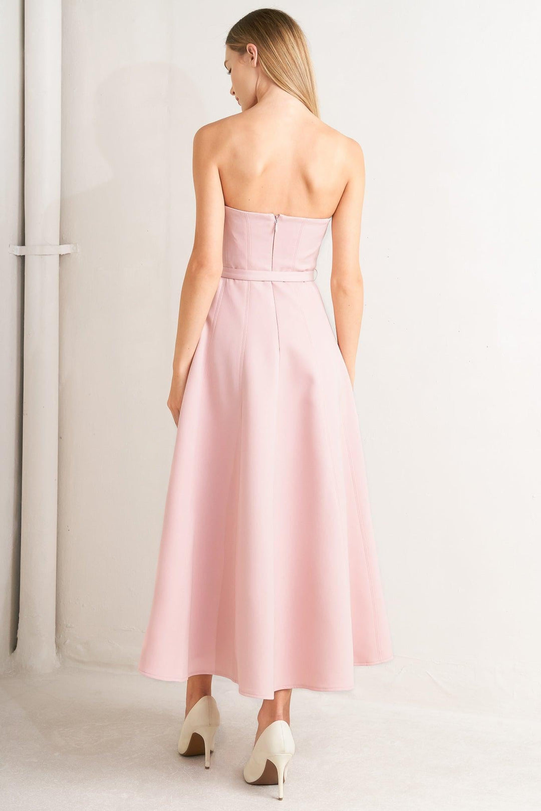 WEEKEND GLAM WOVEN MIDI DRESS