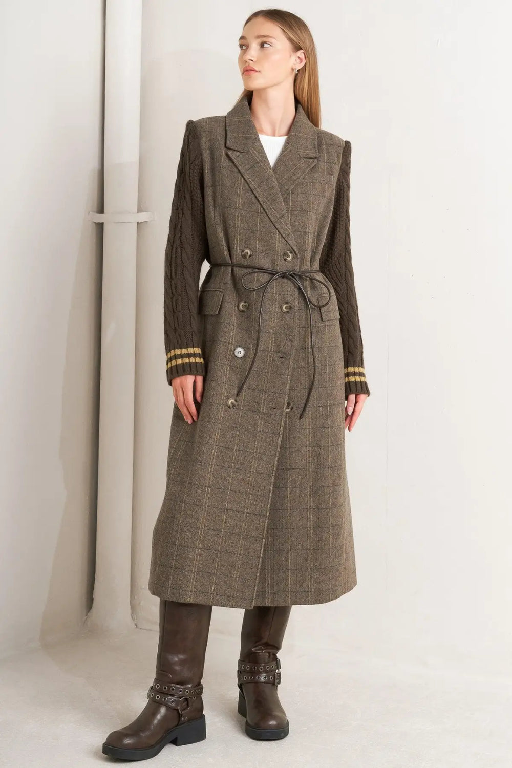 FIELDLINE HERITAGE WOVEN MIDI COAT