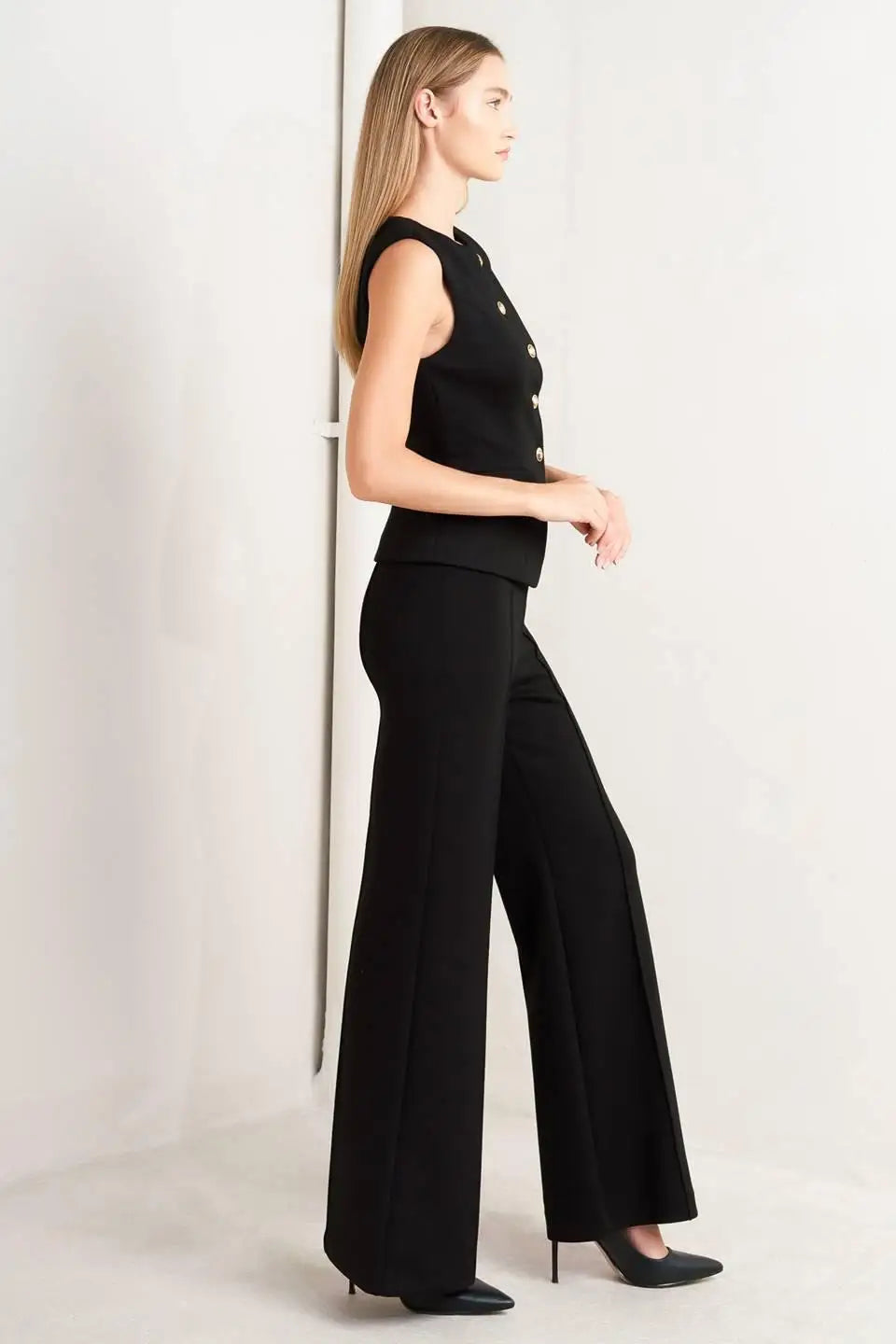 GLOSSY GLAM WOVEN VEST - MELISSA JEAN
