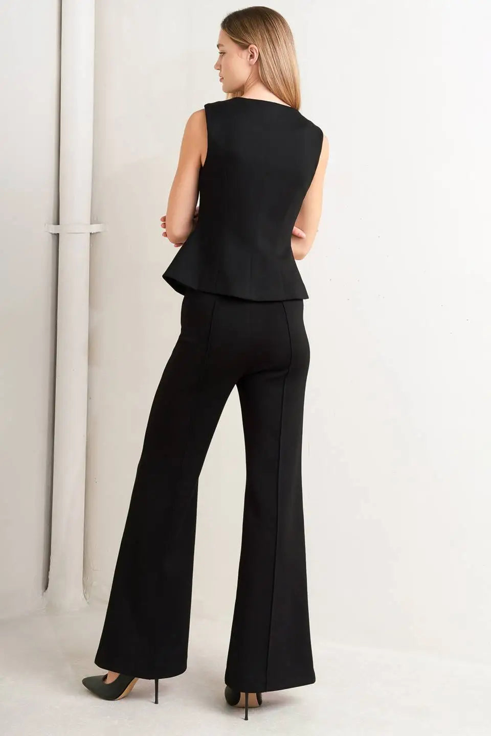 GLOSSY GLAM WOVEN VEST - VEST