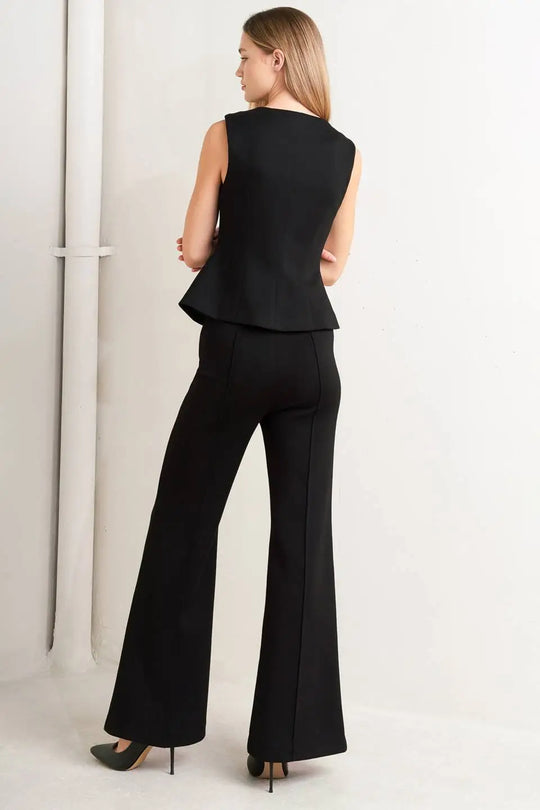 GLOSSY GLAM WOVEN VEST - VEST