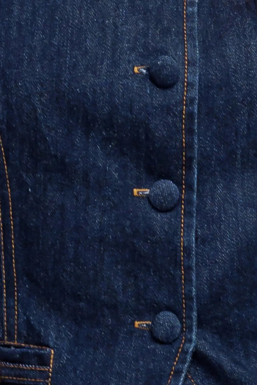 INDIGO ICON DENIM VEST - VEST