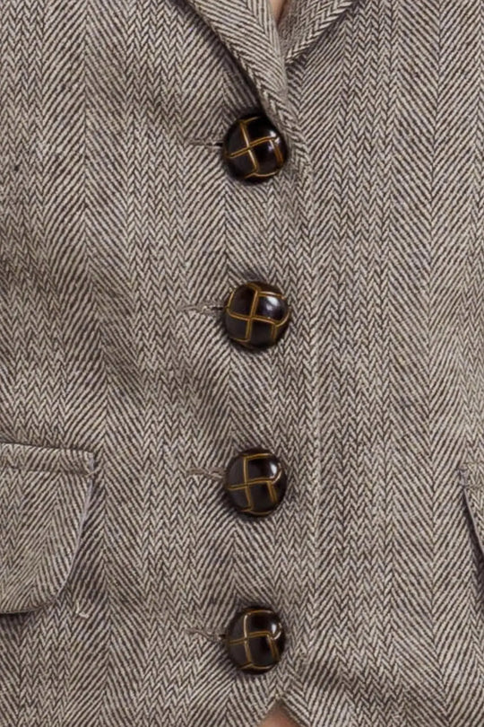 TAILORED COOL WOVEN VEST - VEST