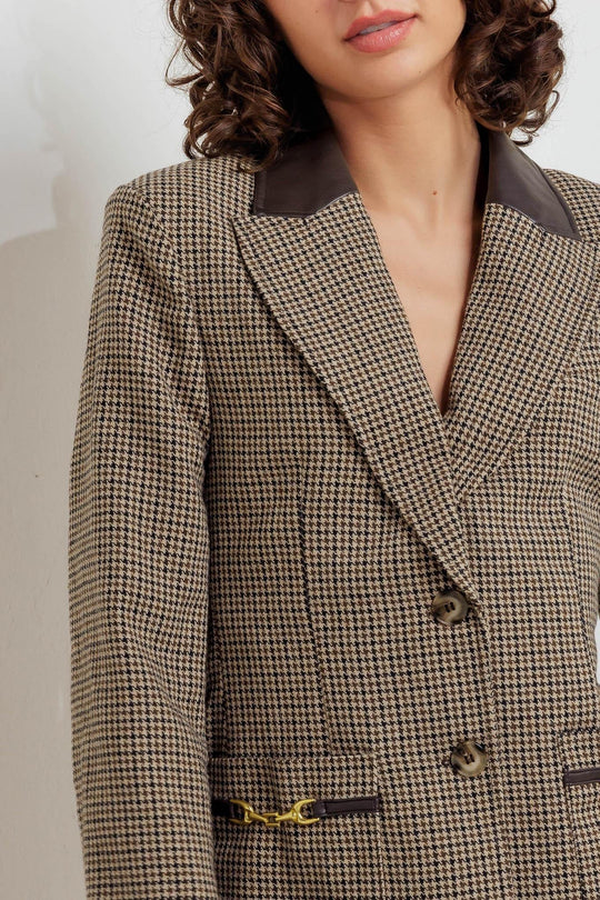 PREPPY EDGE WOVEN JACKET - MELISSA JEAN