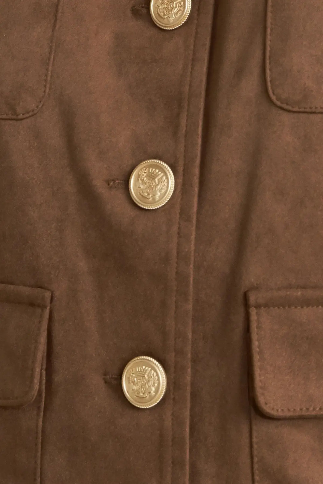HERITAGE UTILITY FAUX SUEDE JACKET - JACKETS