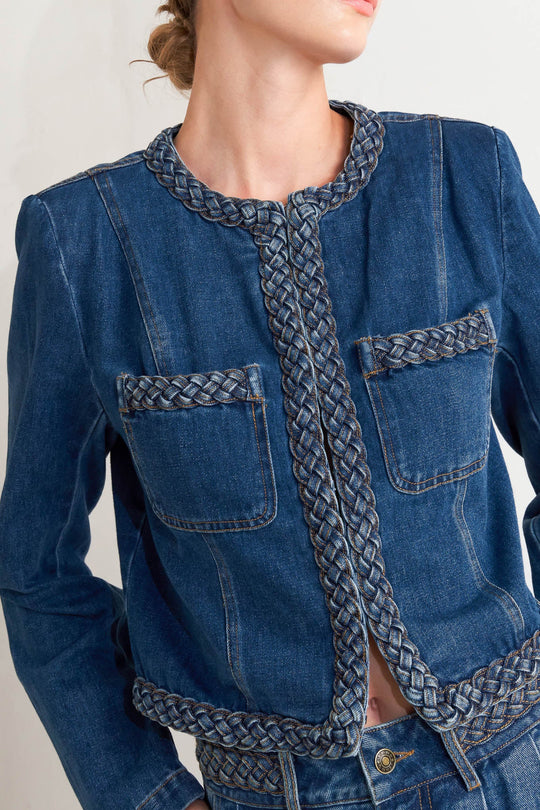 HERITAGE TWIST DENIM JACKET - MELISSA JEAN