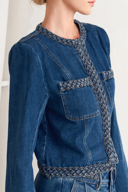 HERITAGE TWIST DENIM JACKET - JACKETS