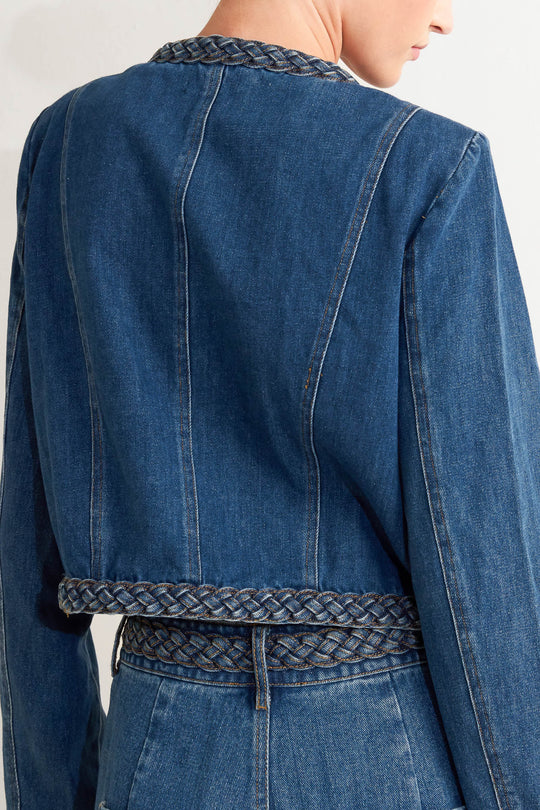 HERITAGE TWIST DENIM JACKET - MELISSA JEAN