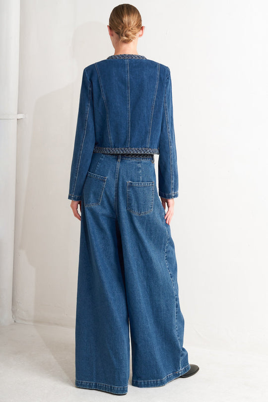 HERITAGE TWIST DENIM JACKET - MELISSA JEAN