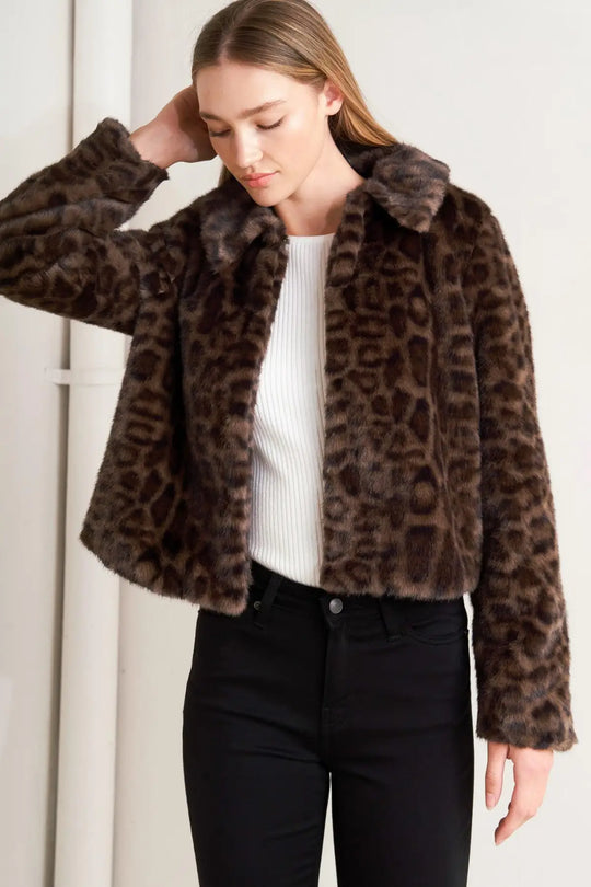 WILD FAME FAUX LEATHER JACKET - MELISSA JEAN
