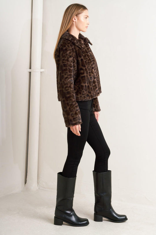 WILD FAME FAUX LEATHER JACKET - MELISSA JEAN