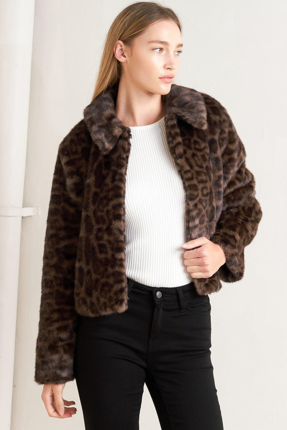 WILD FAME FAUX LEATHER JACKET - MELISSA JEAN