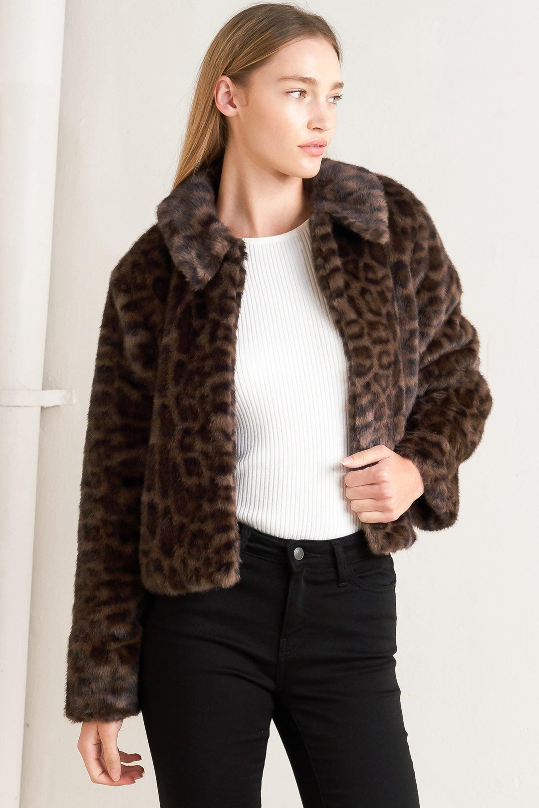WILD FAME FAUX LEATHER JACKET - MELISSA JEAN