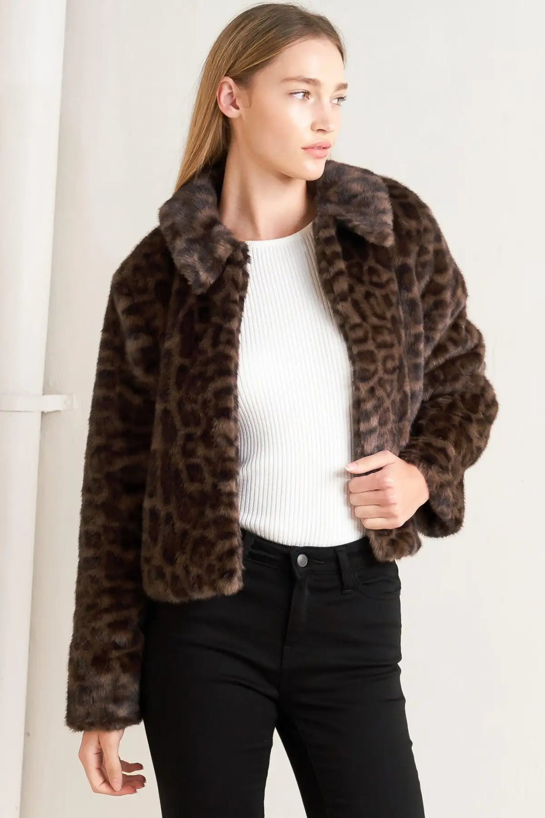 WILD FAME FAUX LEATHER JACKET - MELISSA JEAN