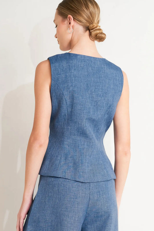 POWER MOVE WOVEN VEST - TOPS